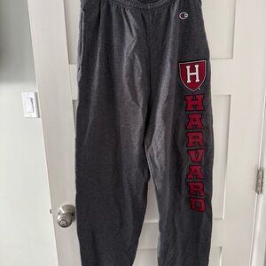 Vintage Champion Harvard Sweatpants- Charcoal